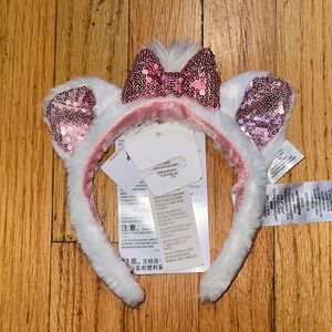 Disney Pink Sequin Cat Ear Headband